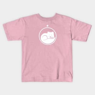 Cute arctic fox sweet naptime for dreamers and fox lovers Kids T-Shirt